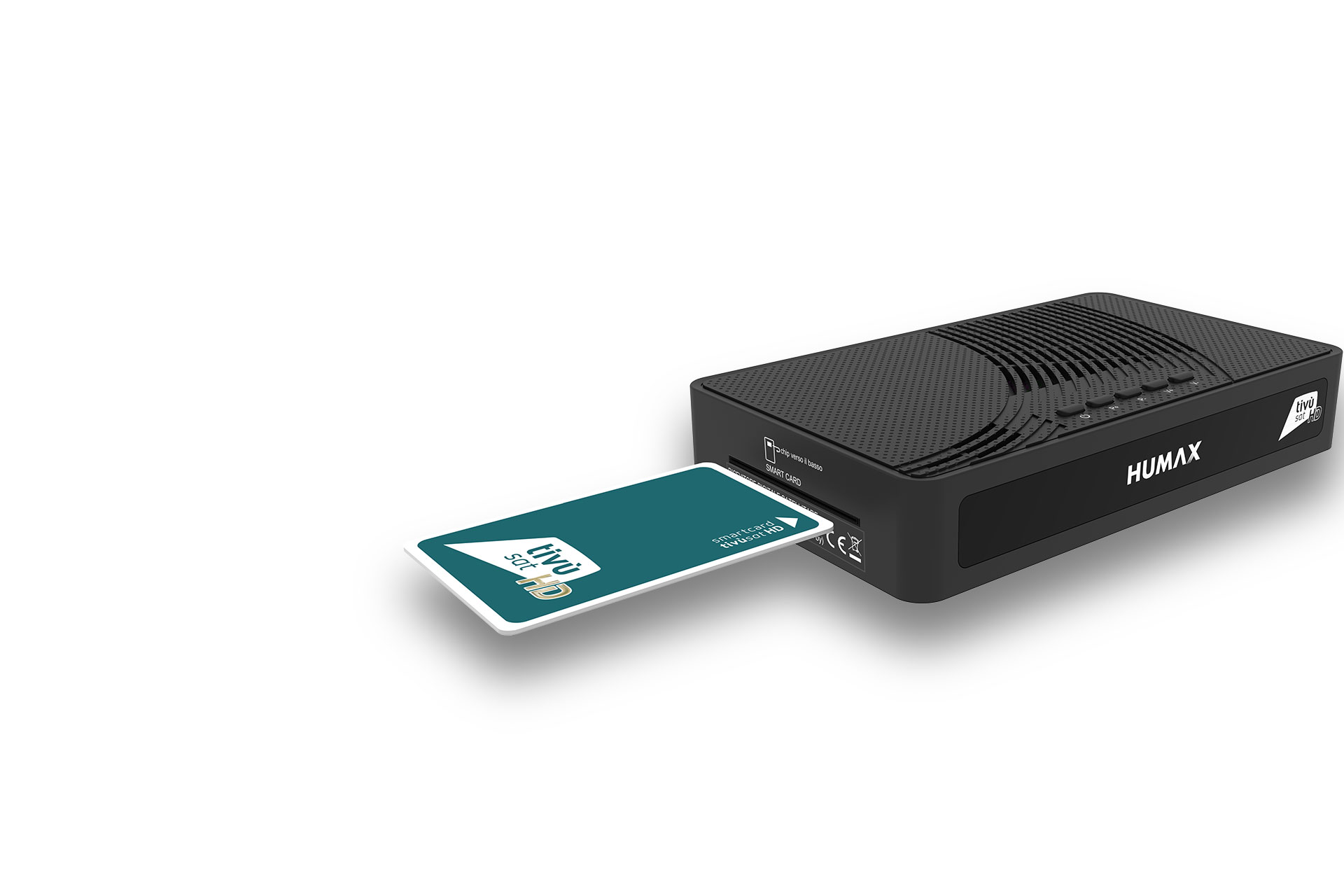 HUMAX TIVU'MAX PRO II DECODER SATELLITARE TIVUSAT HD CON USB PVR & TIME SHIFT 