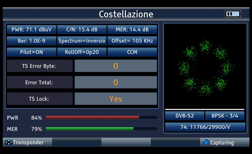 Menu di navigazione a icone