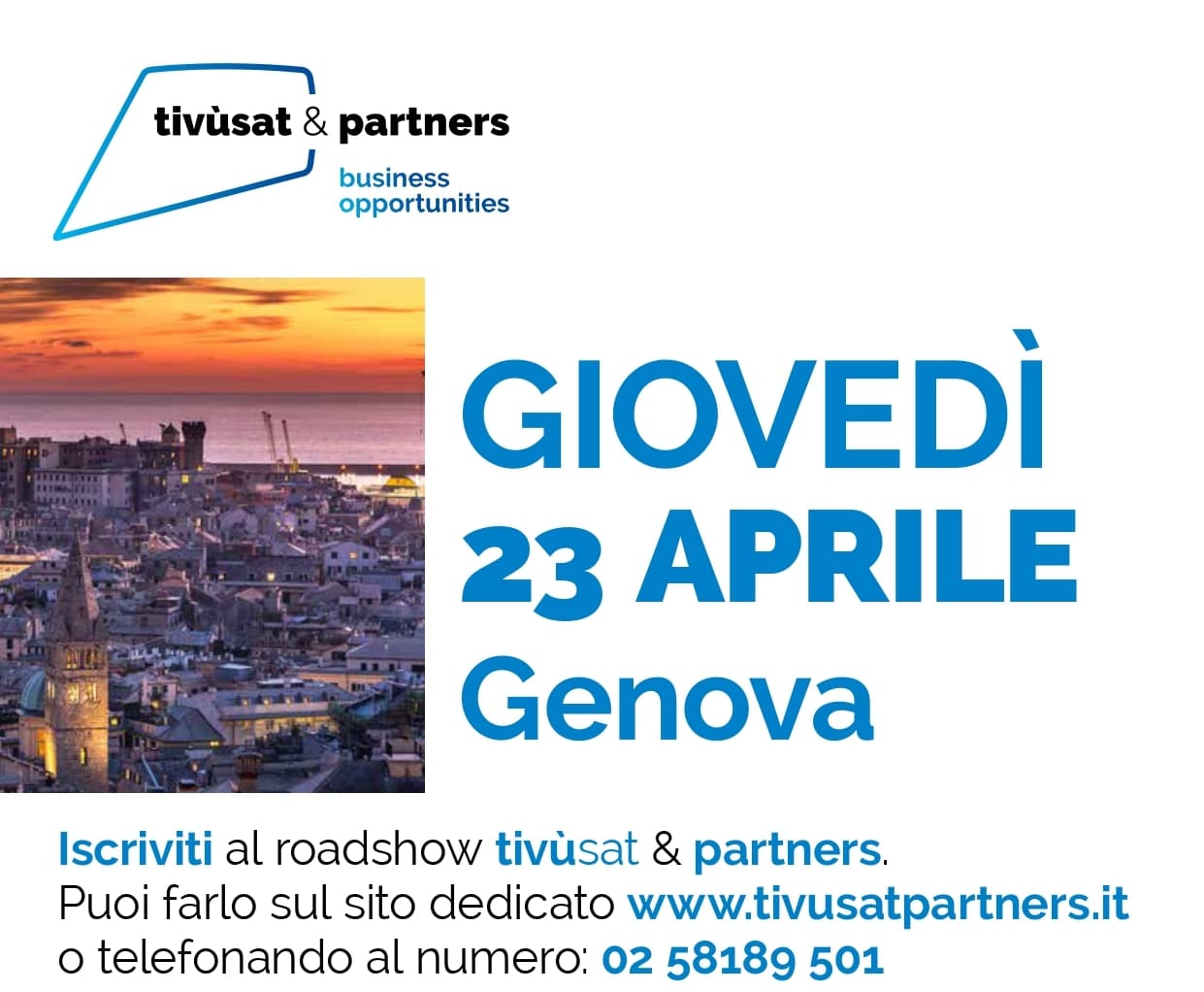 TIVUSAT & PARTNERS GENOVA 2026